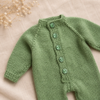 Hand Knitted Newborn Baby Romper