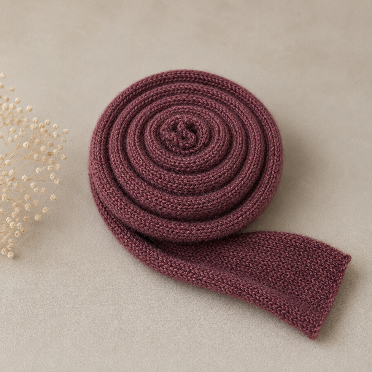 Hand Knitted Newborn Baby Wrap