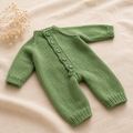 Hand Knitted Newborn Baby Romper